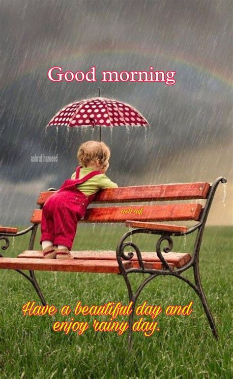 Good Morning Good Morning Rainy Day Rainy Good Morning Good