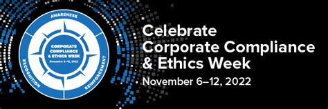 Corporate Compliance And Ethics Week Scce Official Site