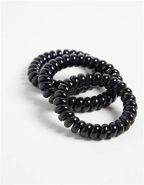 Elasticos De Cabelo Preto - Pack 3 Elásticos de Cabelo, Mulher, Preto | MO Online