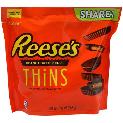 Reese's Peanut Butter Cups Thins 208g (MHD 31.03.2024) | Online kaufen ...