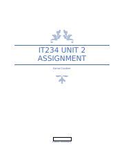 It234 Gardner Unit2 Docx IT234 UNIT 2 ASSIGNMENT Darian Gardner