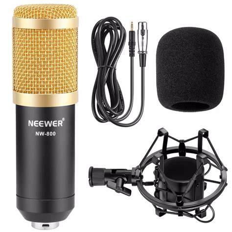 Neewer NW-800 Professional Studio Broadcasting Recording Set Condenser ...