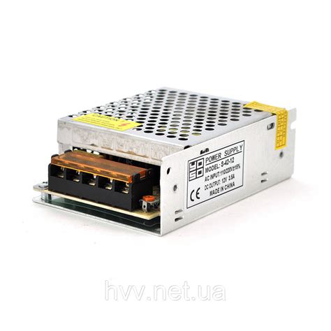 Импульсный Блок Питания YOSO S-40-12 12В 3,5А (40Вт) Перфорированный ...