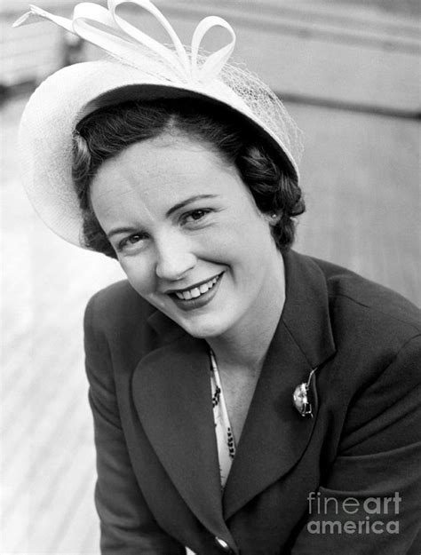 Close Up Of Phyllis Calvert 1949 Photograph By Barney Stein