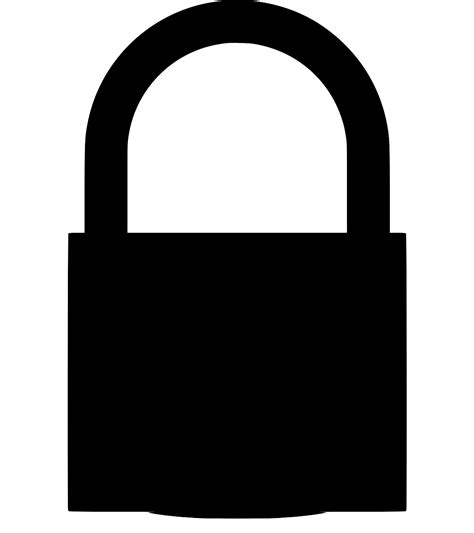 SVG > lock secure security padlock - Free SVG Image & Icon. | SVG Silh