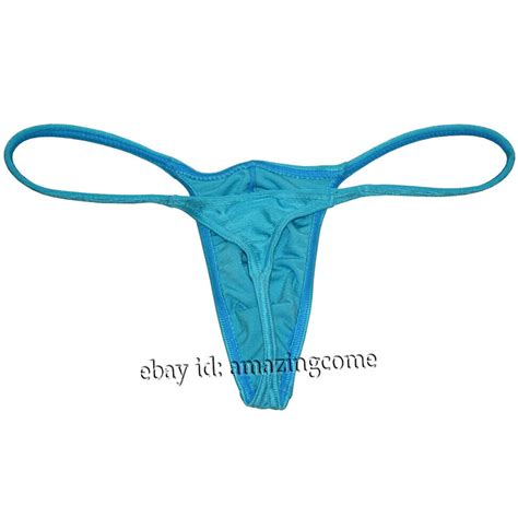 Men Enhance Pouch Thong Bikini G String Minikini Tangas Posing Underwear T Back Ebay