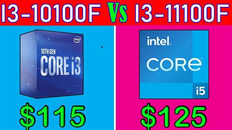 Intel I3-10100F Vs I3-11100F || 12 Game benchmark in 4K - YouTube