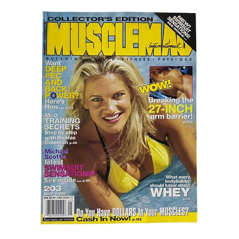 MuscleMag May 1999 Vicky Pratt Vintage Magazine