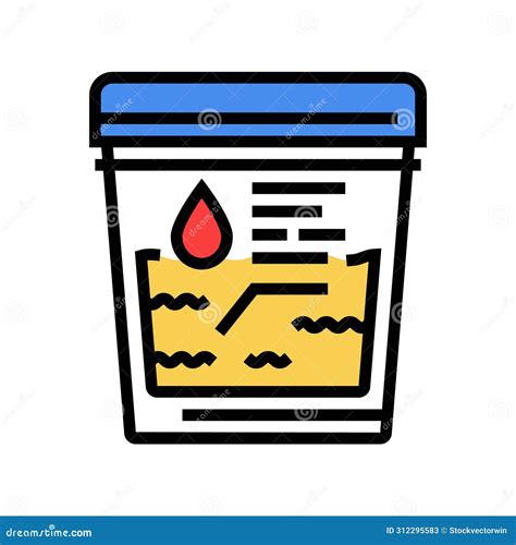 Hematuria Urology Color Icon Vector Illustration Stock Vector