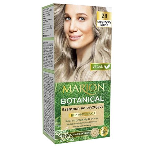 Marion Botanical Szampon koloryzujący nr 28 Srebrzysty Blond Sklep