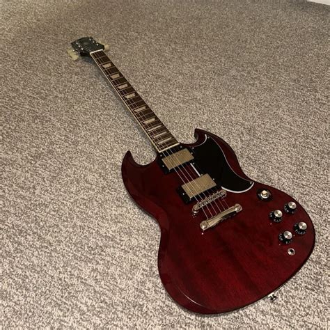 Epiphone Sg Standard 60s Dark Wine Red Uk Exclusive £58808 Picclick Uk