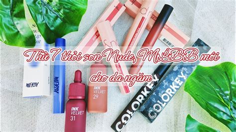 Thử thỏi son nude mlbb cho da ngăm P Nude Lipsticks for brown skin Peripera Merzy