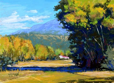 DEMO: High Road to Taos Vista pastel landscape painting | Mike Mahon Art