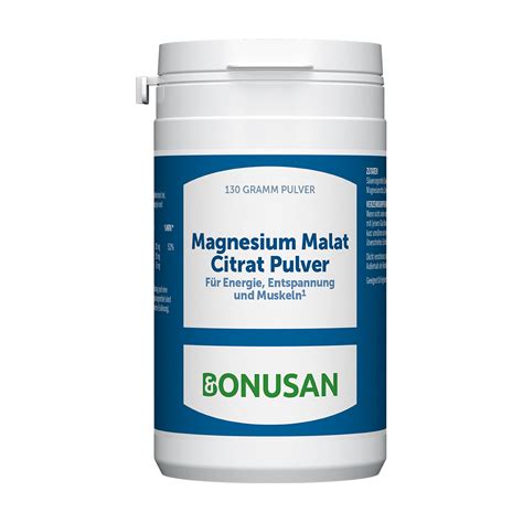 Magnesium Malat Citrat Pulver 3336 Bonusan