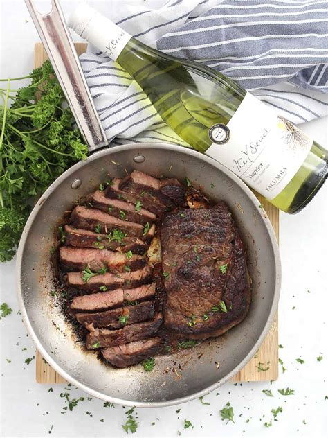 Gourmet Steak Dinner With Wine