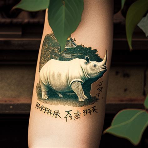 Rhino Tattoo Ideas Tattooclue