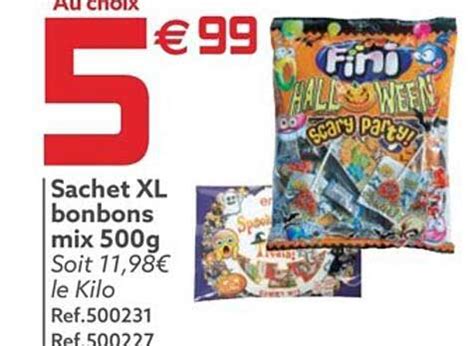 Promo Sachet Xl Bonbons Mix G Fini Chez Gifi Icatalogue Fr