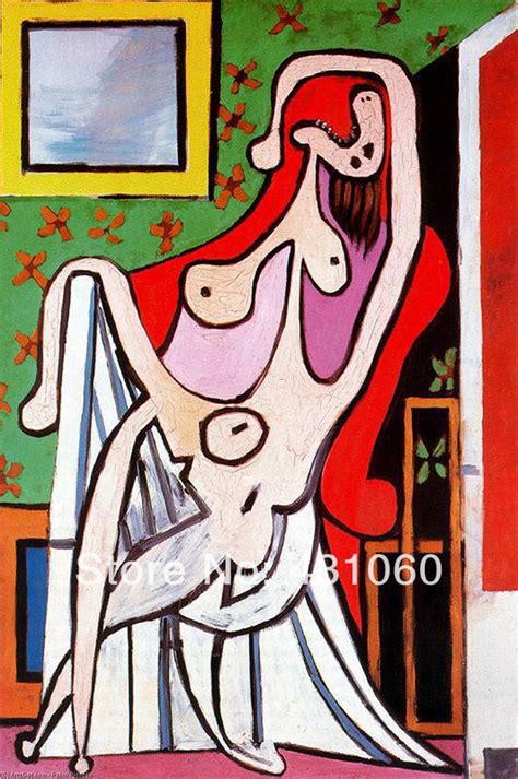 Order Artwork Replica Large Nude In Red Armchair 1929 By Pablo Picasso