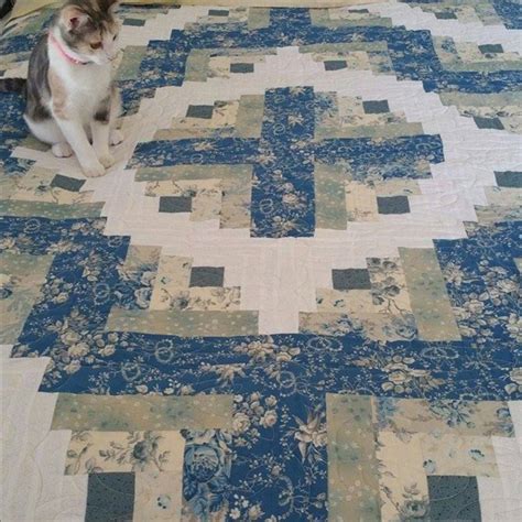 My Curved Log Cabin Quilt Quiltsbyme