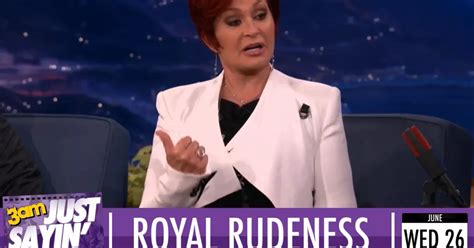 Sharon Osbourne Will Give Prince Charles Oral Sex For Title Just