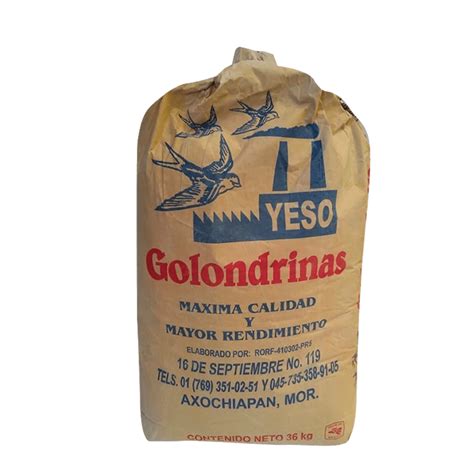 Yeso las Golondrinas 36kg - Materiales Cred