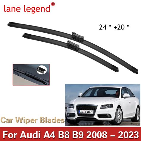 Car Wiper Lhd Front Wiper Blades For Audi A4 B8 B9 Allroad 2008 2023 Windshield Windscreen