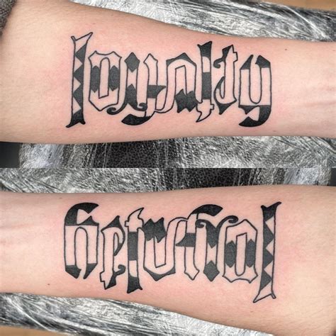 Ambigram Tattoo, Tattoo Lettering, Black Ink Tattoos, Black And Grey Tattoos, Tattoo Trends ...