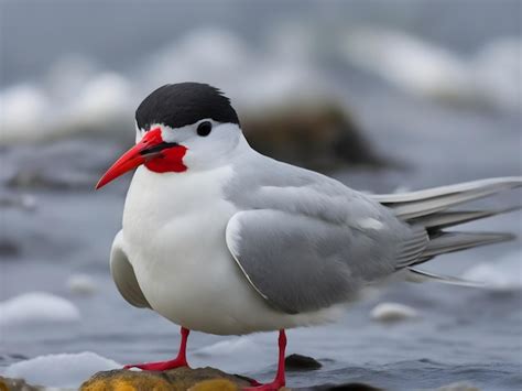 Premium Ai Image Arctic Tern Sterna Paradisaea Iceland