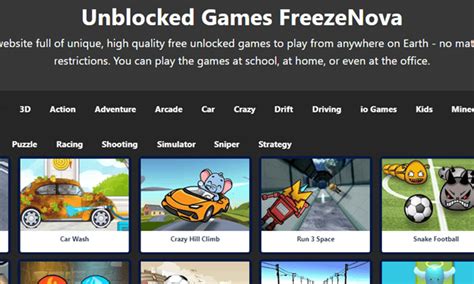Dive Into the Universe of FreezeNova Games: Where Fun Knows No ...