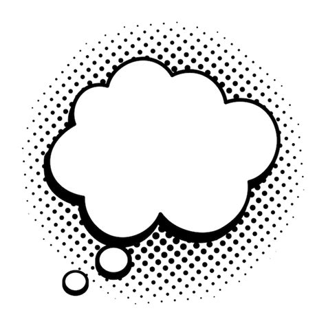 Premium Vector Cartoon Thought Bubble