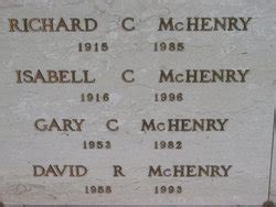 gary  mchenry   memorial find  grave
