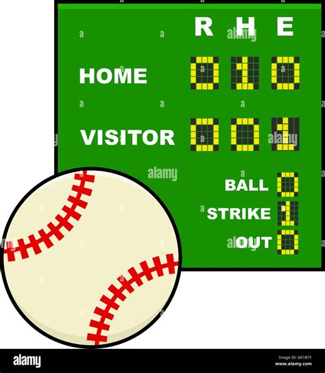 Baseball scorecard Stock Vector Images - Alamy