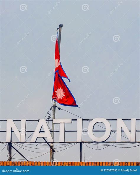 Tribhuvan International Airport in Kathmandu, Nepal Editorial Photo