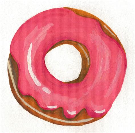 Pink Donut Doughnut Icing Sprinkles Frosting Pink Donut 4038117