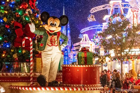 Magic Kingdoms Mickeys Once Upon A Christmastime Parade Joins