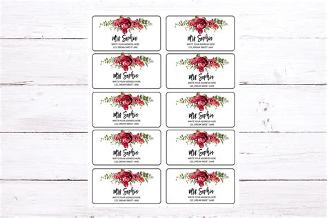 2X4 Label Template - Sarseh.com
