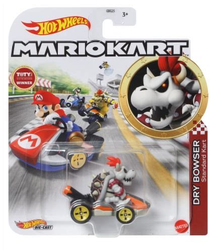 Mattel Hot Wheels Mario Kart Dry Bowser Standard Kart Toy Vehicle Ct Kroger