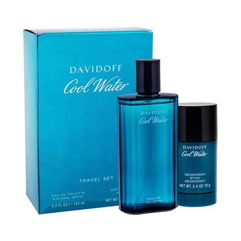 Davidoff Cool Water Zestaw Edt 125 Ml Deostick 75 Ml ELNINO PARFUM