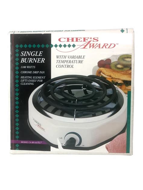 Portable Single Electric Burner Hot Plate Cooktop Rv Dorm Countertop Stove W