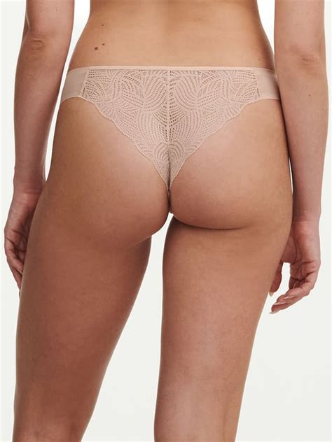 SoftStretch Lace Tanga Nude Blush