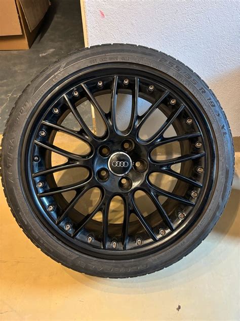 19 Zoll Audi A6 4f Felgen Bbs Speedline Schwarz Sommerreifen In