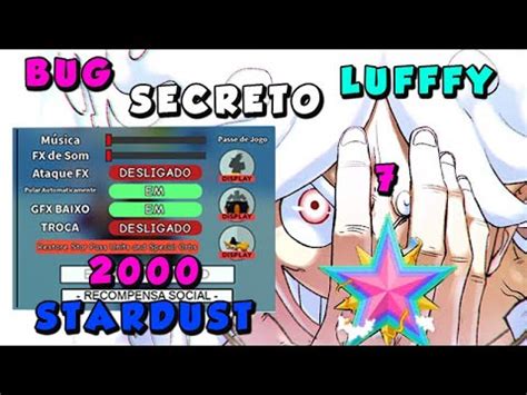 RAPIDO NOVO BUG NO LUFFY 7 STARS NOVOS CODIGOS NO ALL STAR TOWER