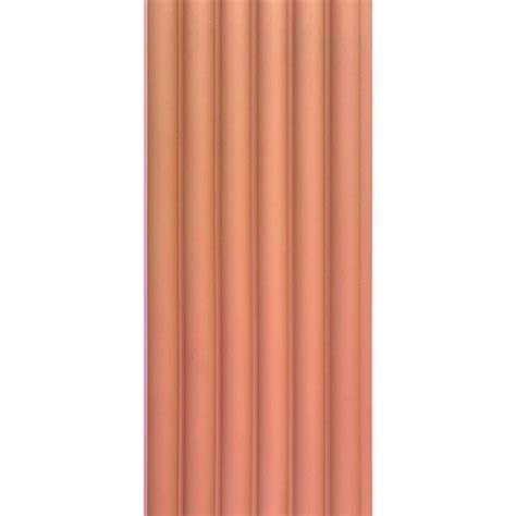 Painel Ripado Cor Nude De Uso Interno Em Wpc Moon m X cm m² Leroy Merlin