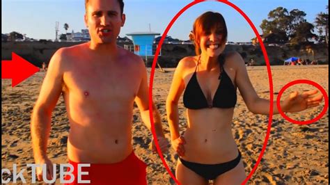 Couple Asking Strangers For Threesomes Beach Edition Sexy Pranks 2016 Youtube