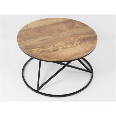 Table Basse Ronde Bois Abisko Cm Drimmer Loftattitude