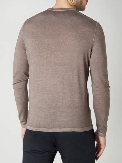 House Of Paul Rosen Pullover Aus Wolle Taupe Online Kaufen