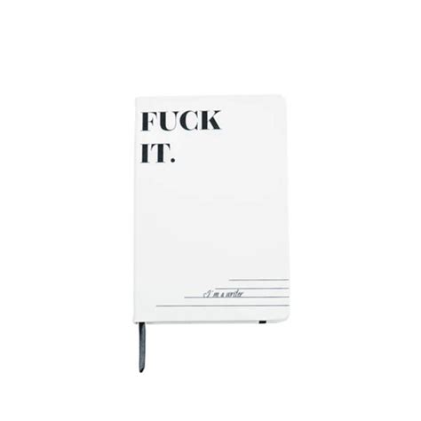 NOTEBOOK FUCK IT A Pergamos