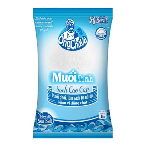Muối Tinh Sạch Cao Cấp Ông Chà Và 1kg – Ông Chà Và - Bí Quyết Đầu Bếp