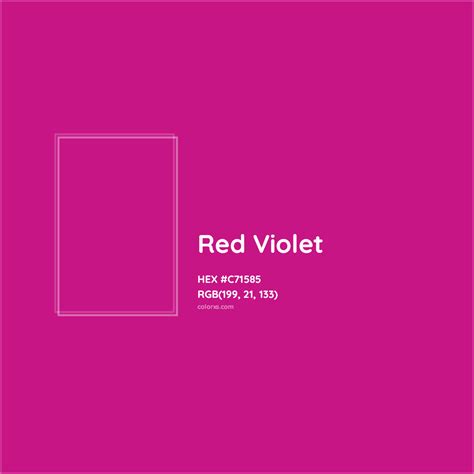Red Violet Complementary Or Opposite Color Name And Code C71585