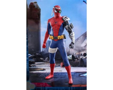 Коллекционная фигурка Hot Toys 1 6 Marvel Marvel s Spider Man Game Cyborg Spider Man Suit